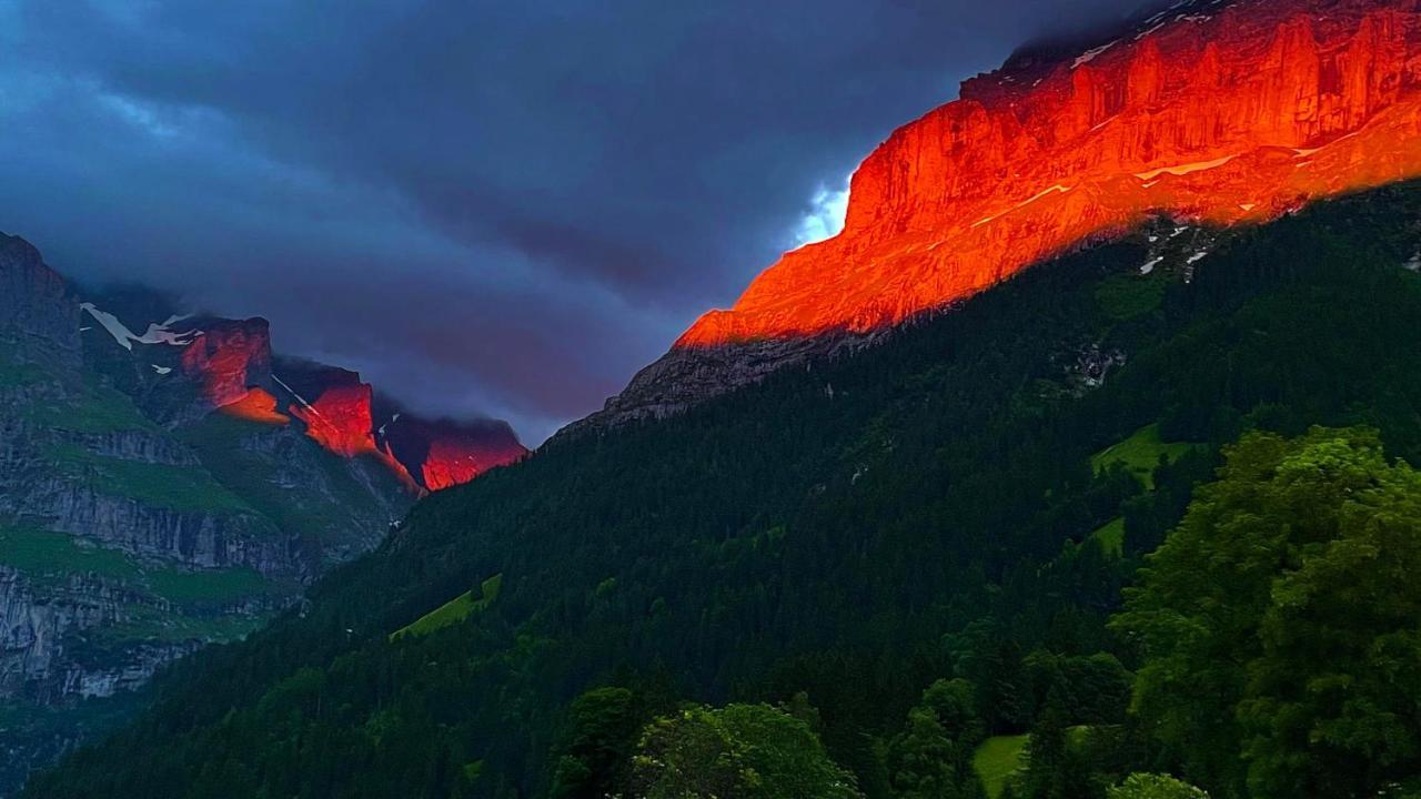 Ferienwohnung Im Gruenen Grindelwald Exterior foto